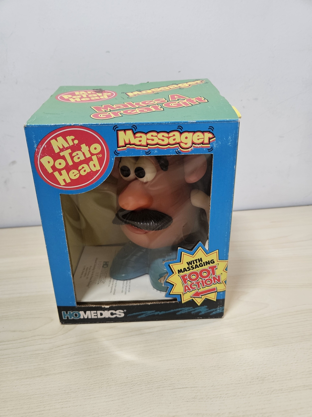 Vintage Homedics Mr Potato Head Body Massager 1996 With Massaging Foot Action